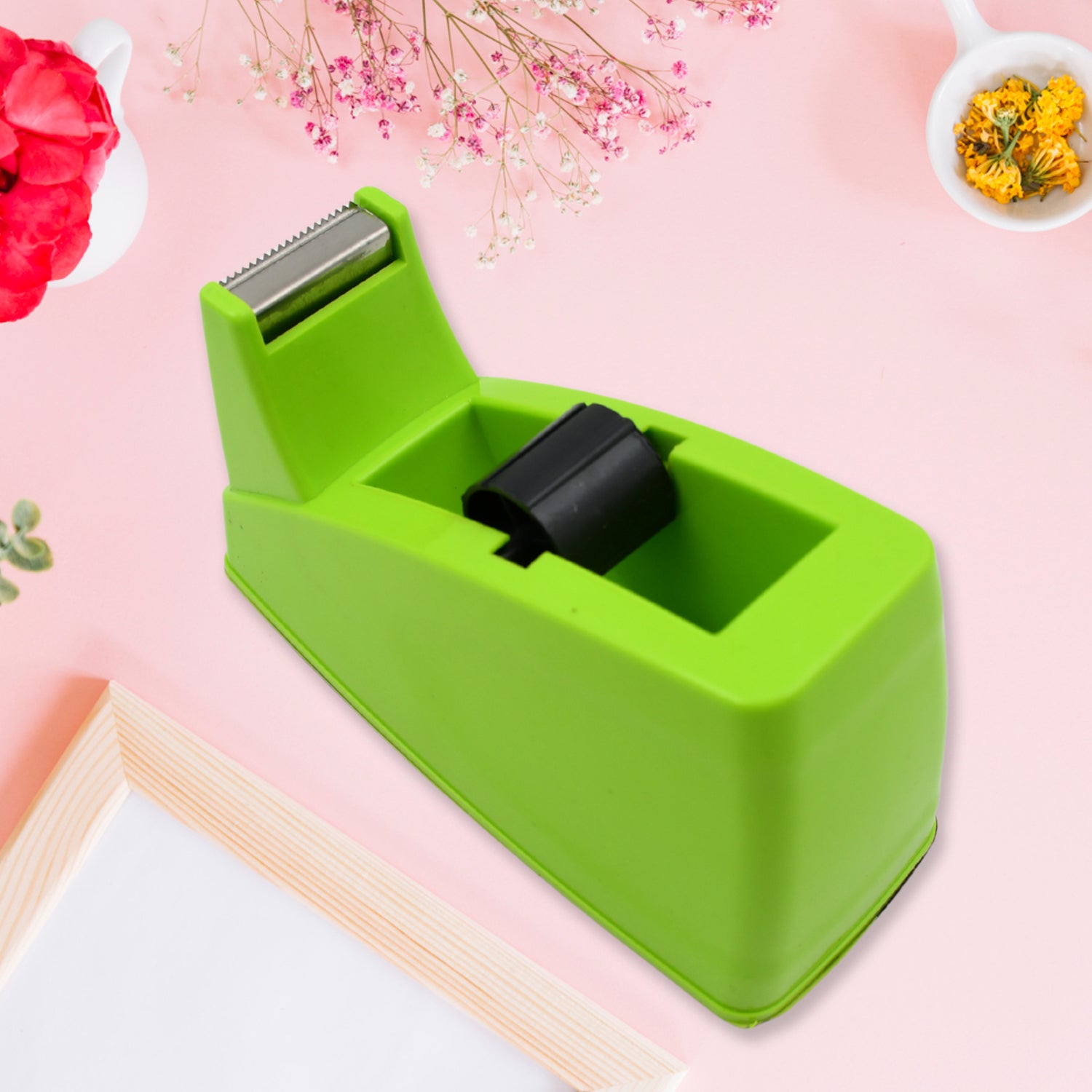 9514 Plastic Tape Dispenser Cutter For Home Office Use Tape Dispenser For Stationary Tape Cutter Packaging Tape School Supplies (1 Pc  515 Gm) 9514 Plastic Tape Dispenser Cutter For Home Office Use Tape Dispenser For Stationary Tape Cutter Packaging Tape School Supplies (1 Pc  515 Gm)